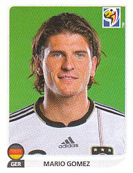 Mario Gomez Germany samolepka Panini World Cup 2010 #276